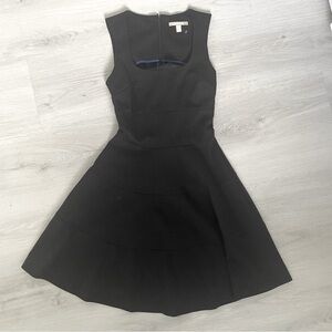 Banana republic dress size 2 black fit flare